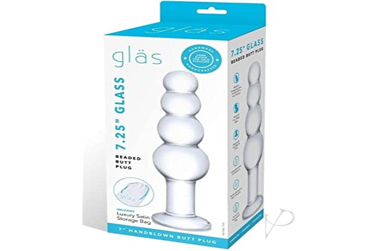 Electric Eel Inc. 80909: Glass Beaded Butt Plug 7.25 in
