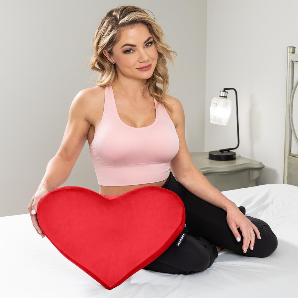 Liberator Heart Wedge Microvelvet-Red