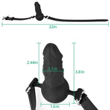 Sex Factory Mouth Ball Gag Wear Adjustable Dildo Penis Mouth Sex Toys Adjustable Leather Straps Strap Lock Sex Games SM Bondage