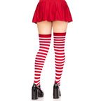 Nylon Stocking W/ Stripe O/S W