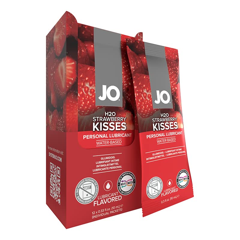 Jo H2O Strawberry 12 Foil Pack 10Ml