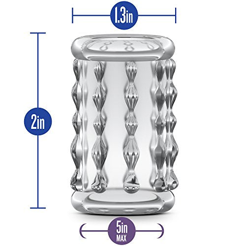 Stay Hard Cock Ring Sleeve 04 - Soft Tickly Nubs Enhance Pleasure - Slide It On Penis, Vibrator, Dildo - Stack, Mix, Match To Create Unique Sensations - Adds Girth - Sex Toy For Men, Women, Couples