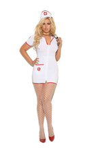 Elegant Moments Sexy Women'S Head Nurse Uniform Adult Roleplay Costume, Medium, White