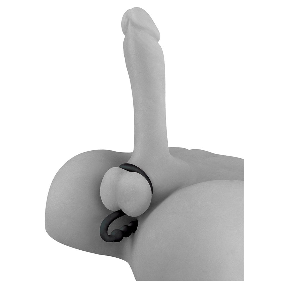 Fetish Fantasy Elite Ball Cinch With Anal Bead, Black