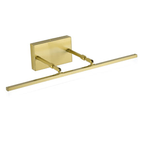 Aipsun Bathroom Vanity Light Brushed Gold Modern Led Vanity Lighting Over Mirror 24Inch Adjustable Gold Wall Light For Bathroom