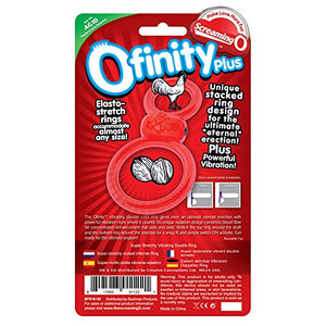 Screaming O Ofinity Plus Cock Ring, Red