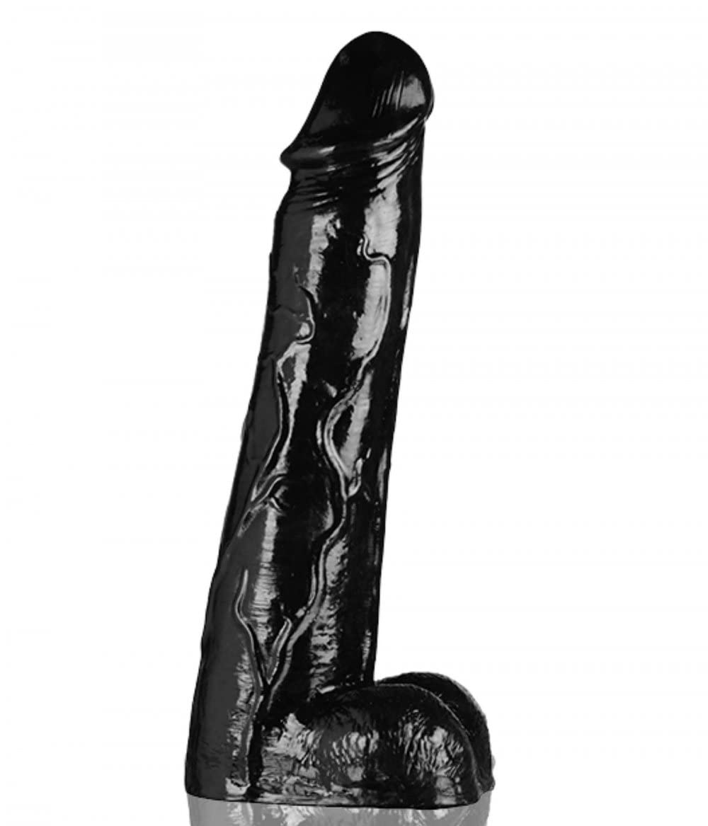 Moby Huge 3 Foot Tall Super Dildo - Black [Drop Ship Only]