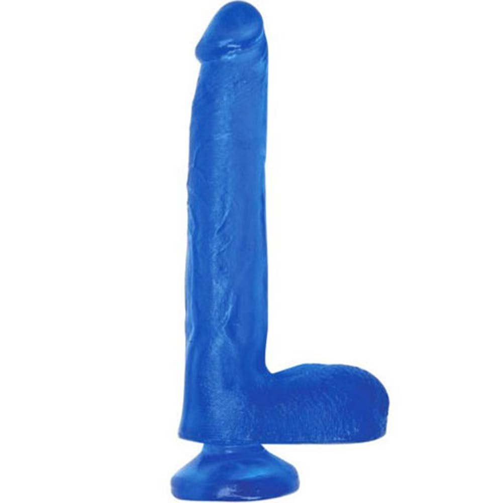 Carmens Fun Jelly Cock 9.25 Inch Blue