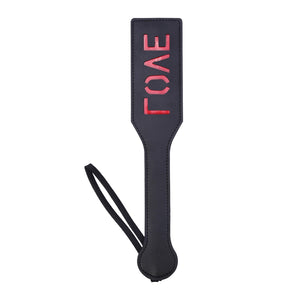 alisikee Love Spanking Paddle for Adult Sex Toys, Faux Leather Bondage Sexual Paddles BDSM Set