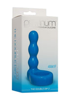 Platinum Silicone Double D Blue