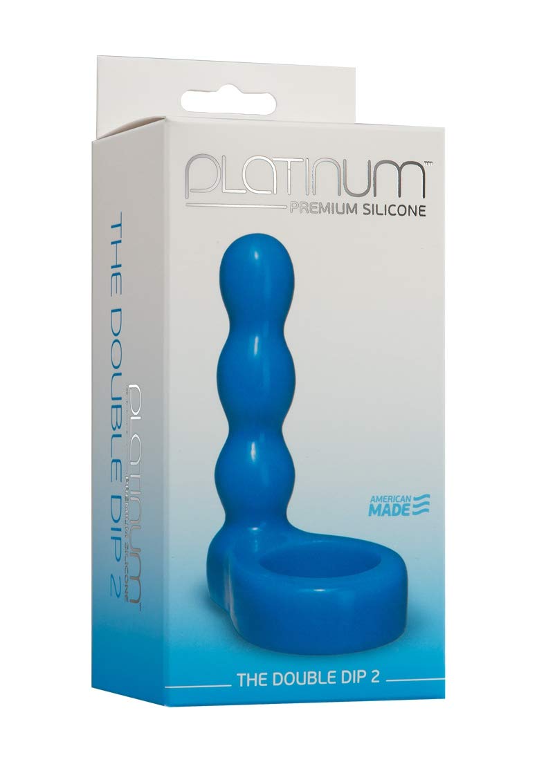 Platinum Silicone Double D Blue