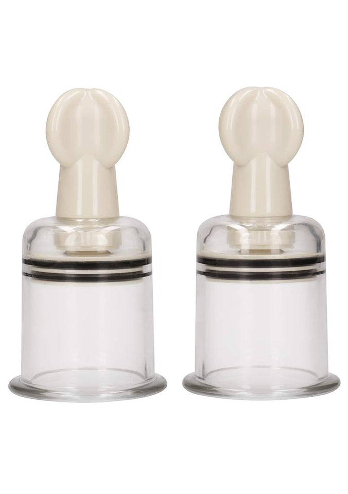 Shots Pumped Nipple Suction Set Rose Lrg PMP023TRA