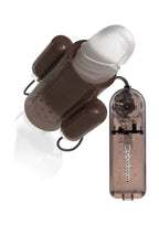 Pipedream Products Classix Dual Vibrating Penis Sleeve, Smoke