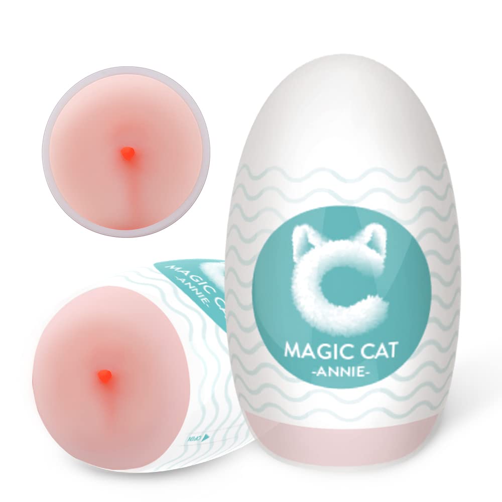 ?Anal Model? Super Stretch Male Masturbation Egg, Realistic Pocket-Sized Pussy Stimulator with Strong Suction, Adult Sex Toy for