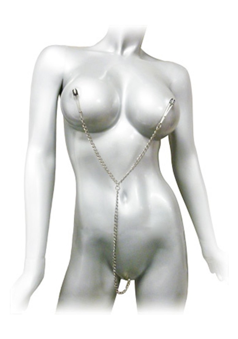 Master Series Nipple To Clitoris Tweezer Clamp Set