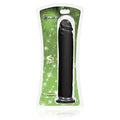 Ignite Cock Dildo with Suction Cup, Black, 10 Inch
