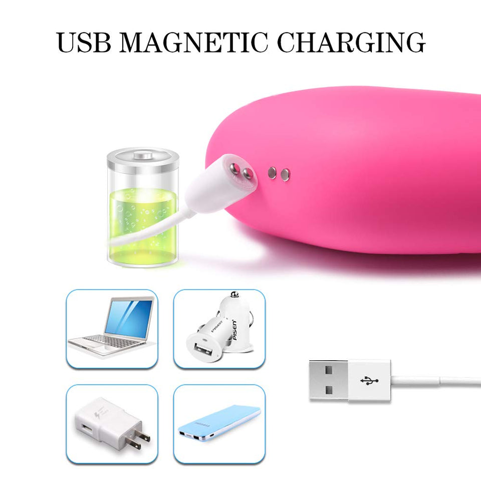 G Spot Rabbit Vibrator for Women Clitoris Stimulation with 7 Powerful Vibrations, Adorime Rechargeable 3 in 1 Clit Anal Stimulat