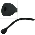 Kink In Deep Silicone Anal Snake - Black