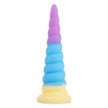 7.7 Inch Realistic Beginner Anal Dildo,Butt Plug with Strong Suction Cup for Hands-Free Play, Liquid Silicone Anal Beads Prostat