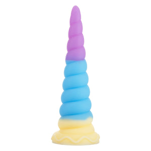 7.7 Inch Realistic Beginner Anal Dildo,Butt Plug with Strong Suction Cup for Hands-Free Play, Liquid Silicone Anal Beads Prostat