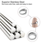 Tabuy Stainless Steel Male Cock Ring Glans Ring Metal Penis Ring Delayed Ejaculation Increase Stimulation Sex Toys for Men (Larg