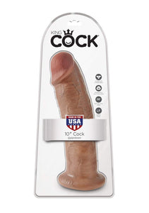 King Cock 10In Cock - Tan