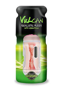 (WD) CYBERSKIN VULCAN REALISTI PUSSY W/VIBRATION CREAM STROKER