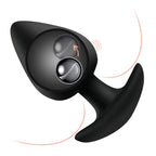 Strawberry Shaped Silicone Anal Plug with Roller Ball Inside for Multi-Dimensional Stimulation. Body-Curved disign: Wearable Sex