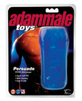 Adam male persuade tpr stroker - blue (Package Of 6) Half Case