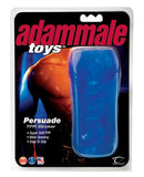 Adam male persuade tpr stroker - blue (Package Of 6) Half Case