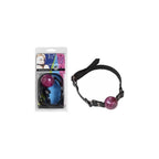 Spartacus Small Ball Gag With Buckle, Purple, 1.5 Inch