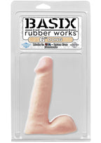 Pipedream Basix Rubber Works 6-Inch Dong, Brown