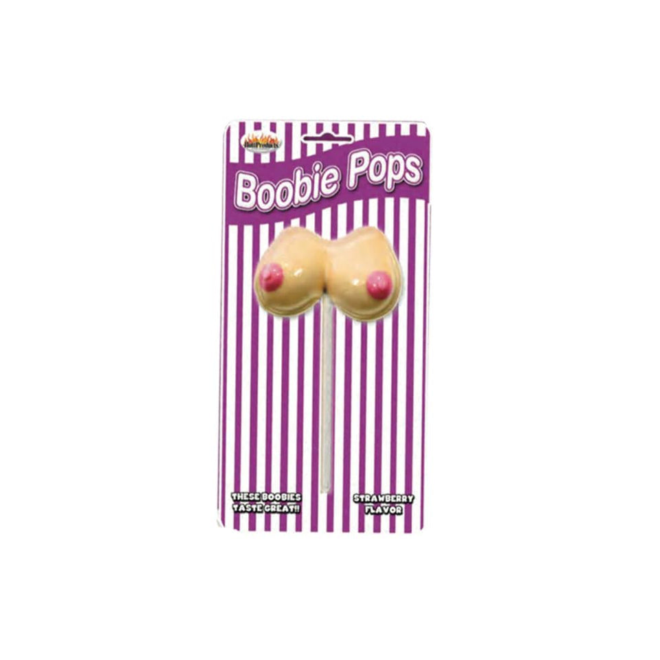 Hott Products Boobie Pop, Strawberry, 1.48 Ounce