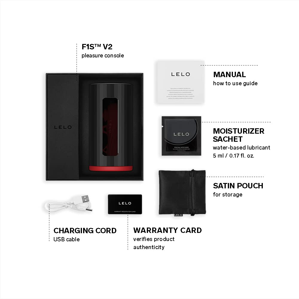 Lelo F1S V2 Waterproof Male Masturbator, Male Stroker, Masturbator Sleeve, Sillicone Pocket Pussy, Sex Toy For Man, Sexual Pleas