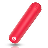 Rose Sex Toy Bullet Vibrator: Mini Vibrator Full Silicone Rose Toy for Nipple Stimulation, Lipstick Vibrator Massager Finger Vib