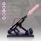 Sex Machine Love Machine With 3.5 Inch Suction Cup Adapter Automatic Thrusting Dildo Machine With 3 Xlr Connector Fucking Machine 8 Attachments For Male And Female
