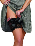 Dg Lace Garter Wallet Blk S/M