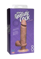 The Vibro Realistic Cock Ur3 Vibrator Mulatto, 8 Inch