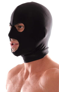 Fetish Fantasy Spandex 3 Hole Hood