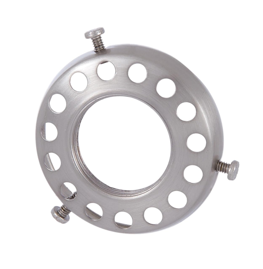 B&P Lamp 2 1/4 Inch Satin Nickel Shade Holder