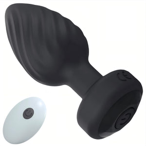 Wireless Remote Control Anal Plug - 10 Frequency Vibration, Rechargeable & Waterproof Adult Sex Toys for Men & Women, Butt Plug