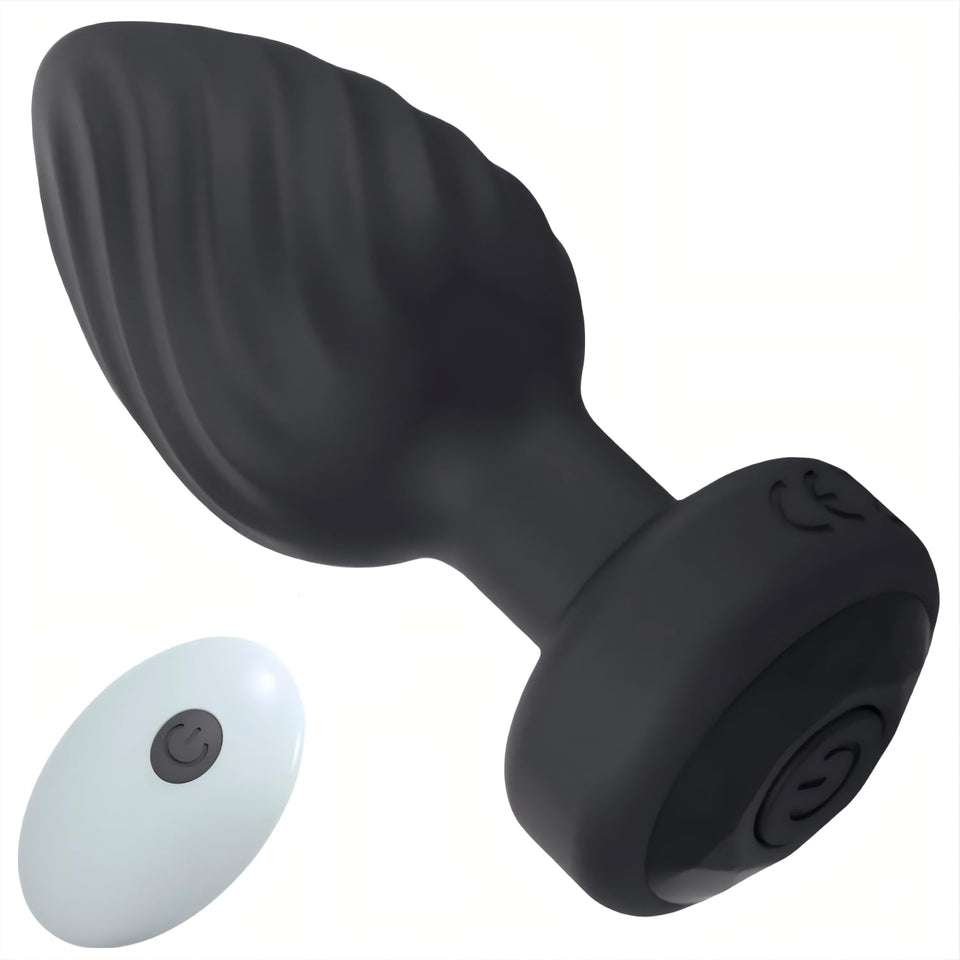 Wireless Remote Control Anal Plug - 10 Frequency Vibration, Rechargeable & Waterproof Adult Sex Toys for Men & Women, Butt Plug