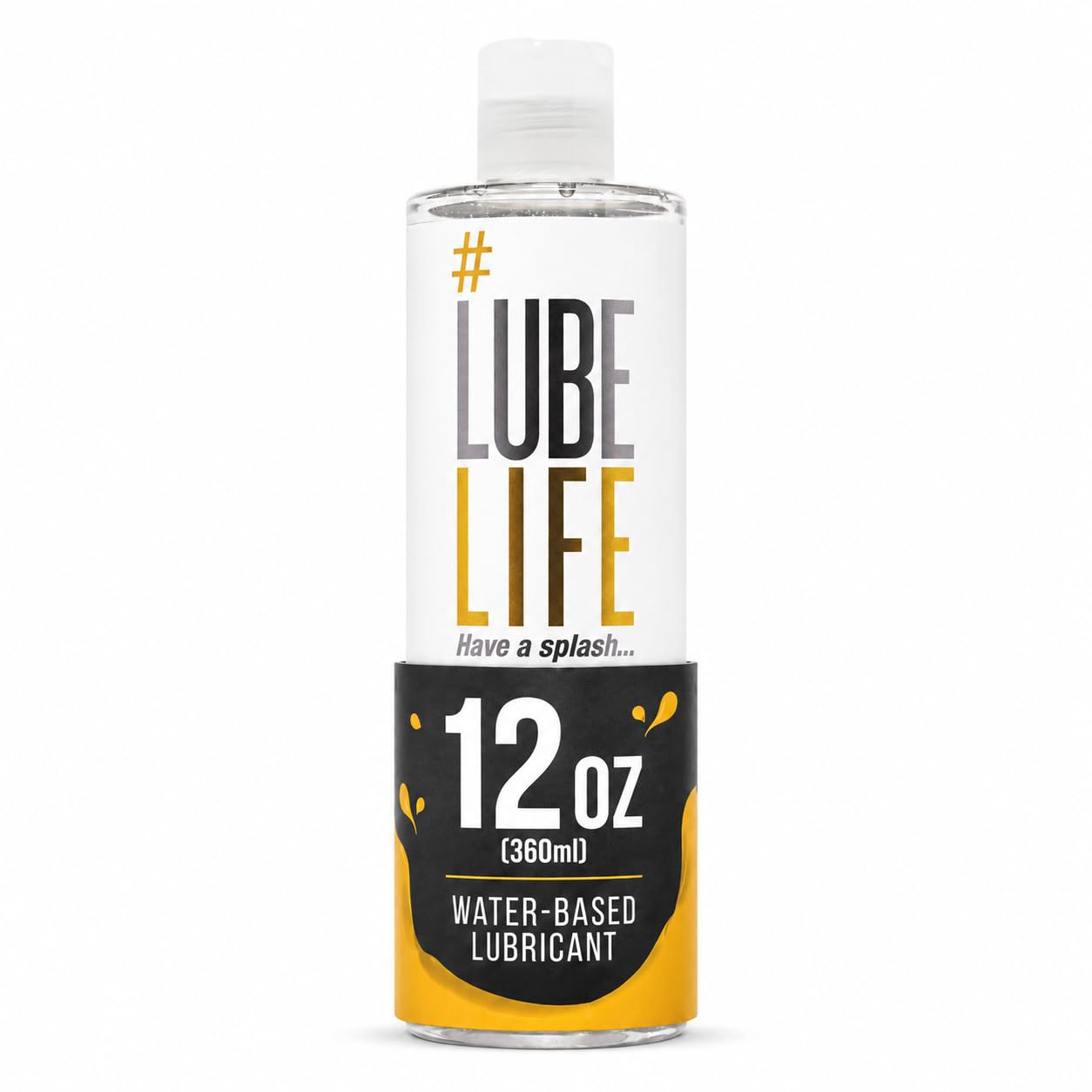 LubeLife Water-Based Lube - Personal Lubricant for Men, Women & Couples, Travel Size, Non-Staining, Easy Clean-Up, Toy-Safe, 12 