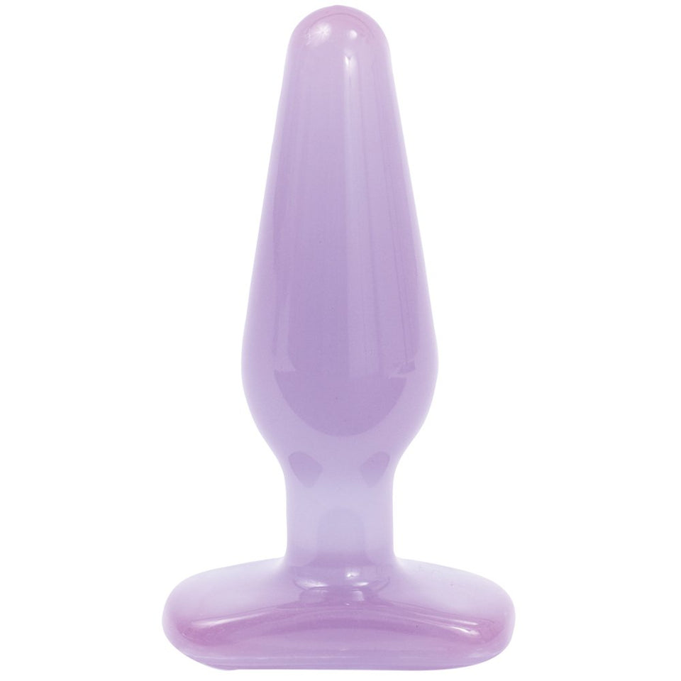 Crystal Jellies Butt Plug Purple Medium