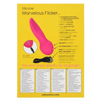 Calexotics Mini Marvels Marvelous Flicker - Silicone Waterproof Compact Vibrator - 10 Function Rechargeable Vibe - Adult Sex Toy