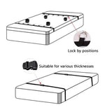 generic BDSM Bed Straps Restraints Sex Plush Tie Downs Under Mattress Adult Play Spreaders Bar Legs and Hands, Bondge Ties for K