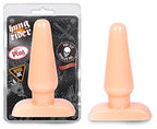 Hung Ride Butt Plug, Beige, Medium