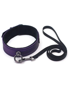 Galaxy Legend Collar & Leash Purple