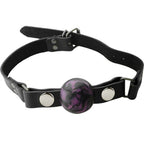 Spartacus Removable Silicone Ball Gag, Purple, 1.5 Inch