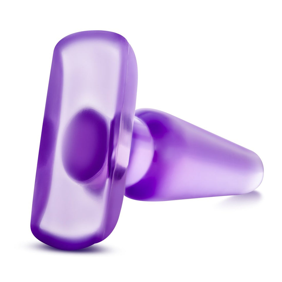 Blush Novelties Soft Beginner Medium Butt Plug - Anal Buttplug - Sex Toys For Women - Sex Toy For Men (Purple)